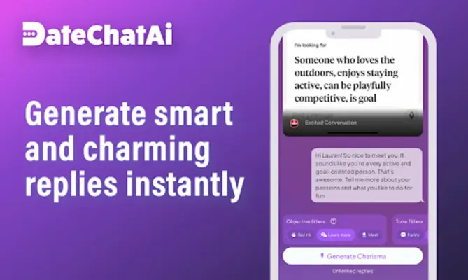 DateChatAI Rizz on Command android App screenshot 2